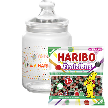 Bonbonnière chic 2L + Vrac Fraizibus 2kg image number null